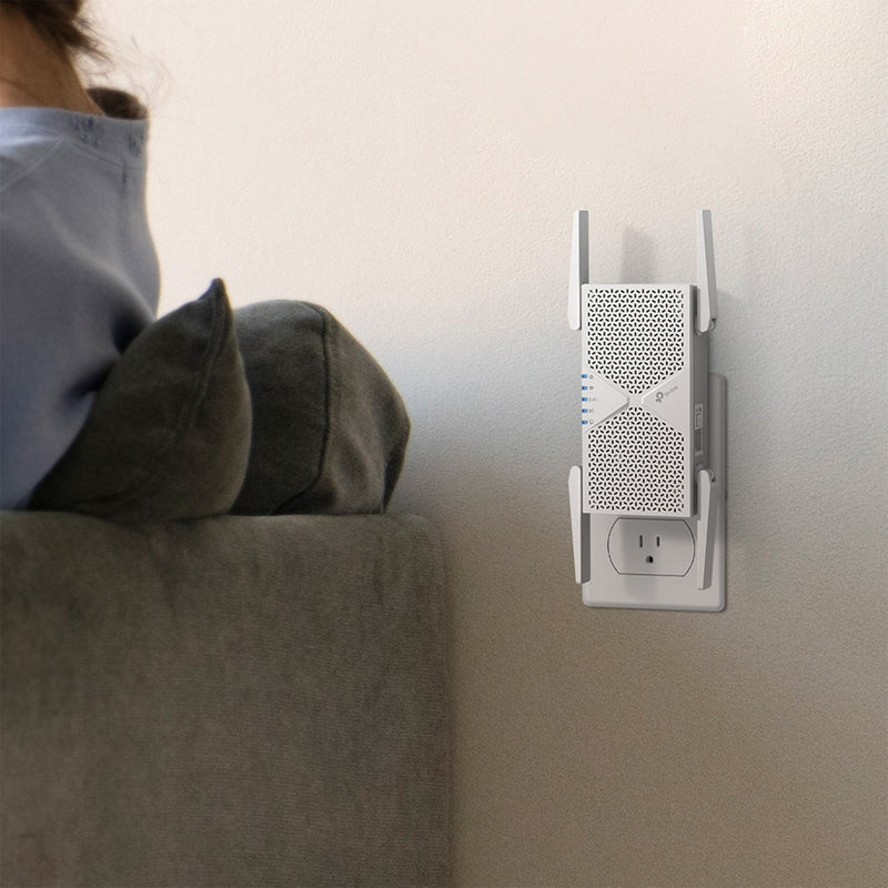 TP-Link RE405BE, BE6500 Dual-Band Wi-Fi 7 Range Extender