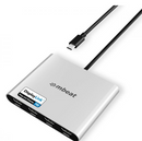 mbeat USB-C Quad 4K HDMI DisplayLink Adapter with PD Pass-through