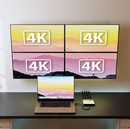 mbeat USB-C Quad 4K HDMI DisplayLink Adapter with PD Pass-through