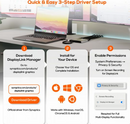 mbeat USB-C Quad 4K HDMI DisplayLink Adapter with PD Pass-through