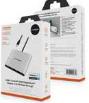 mbeat USB-C Quad 4K HDMI DisplayLink Adapter with PD Pass-through