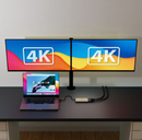 mbeat USB-C Dual 4K HDMI DisplayLink Adapter with PD Pass-through