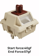 Keychron Silk POM Mechanical Switch - Brown (110 Switches)