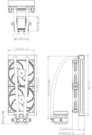 Thermalright Frozen Warframe 240 SE Argb Black