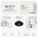TP-Link Deco BE25-Outdoor BE5000 Outdoor / Indoor Mesh Wi-Fi 7 Router -1 Pack