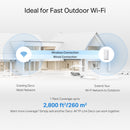 TP-Link Deco BE25-Outdoor BE5000 Outdoor / Indoor Mesh Wi-Fi 7 Router -1 Pack