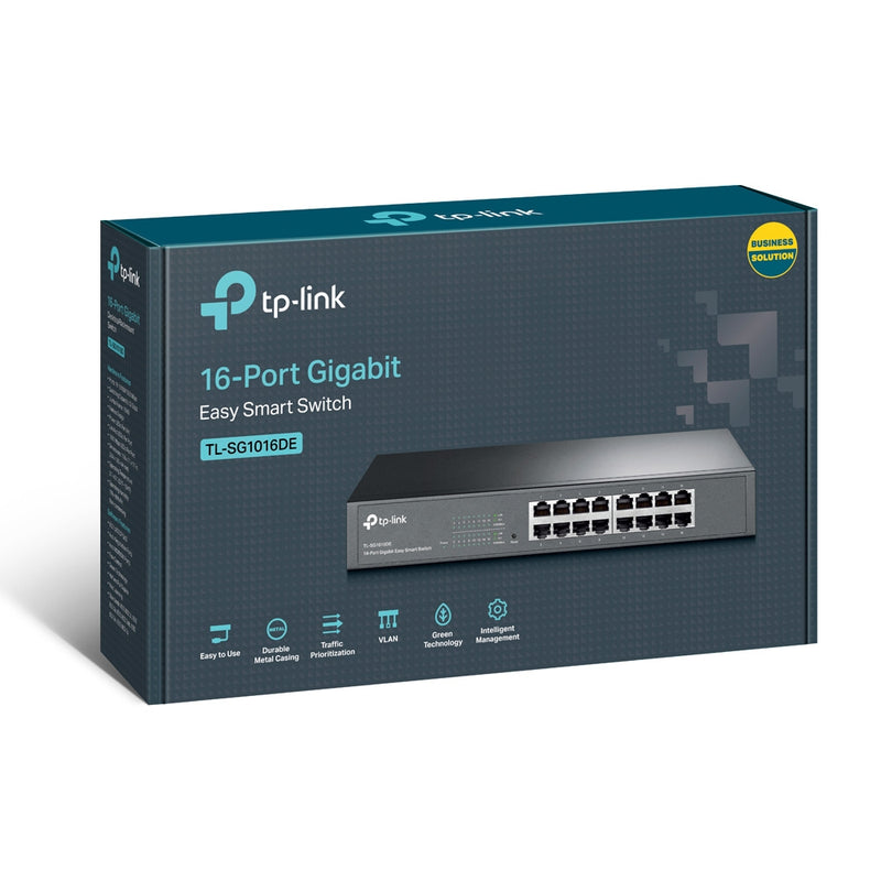 TP-LINK TL-SG1016DE 16 Port Gigabit Easy Smart Switch