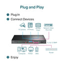 TP LINK TL-SL1218P 16-Port 10/100 Mbps + 2-Port Gigabit Rackmount Switch with 16-Port PoE+