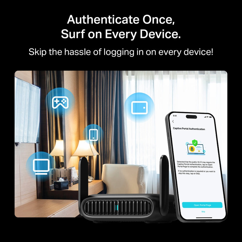 TP-Link TL-WR3602BE, BE3600 Wi-Fi 7 Travel Router