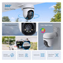 TP Link Tapo C510W Outdoor Pan/Tilt Security Wi-Fi Camera - 2 Pack
