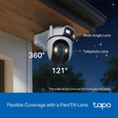 TP-Link Tapo C545D, Outdoor Dual Lens Pan/Tilt Security Camera