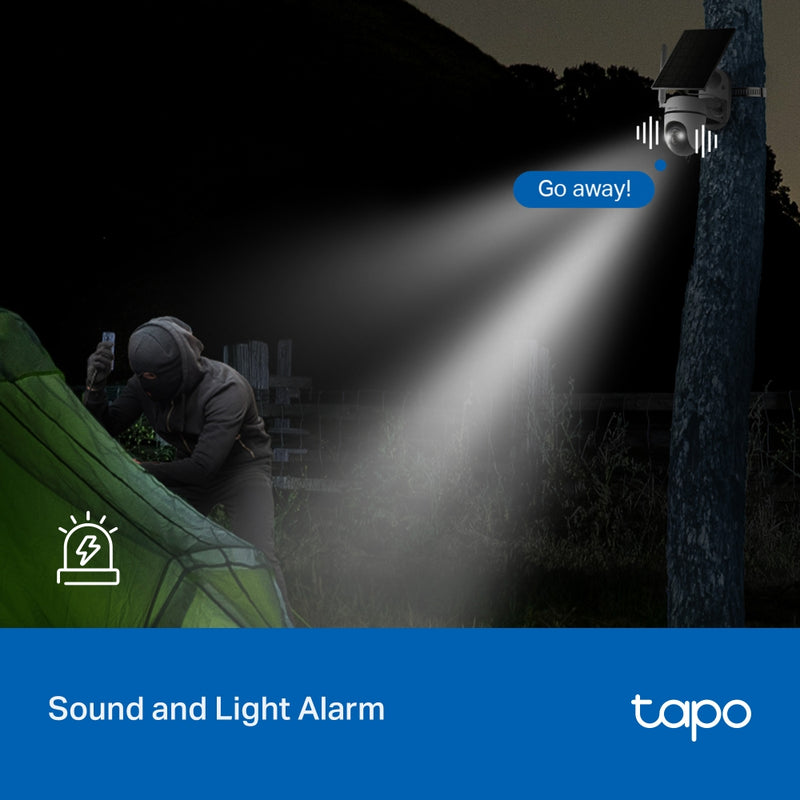 TP-Link Tapo C615G KIT Solar-Powered Pan/Tilt 4G LTE Security Camera Kit