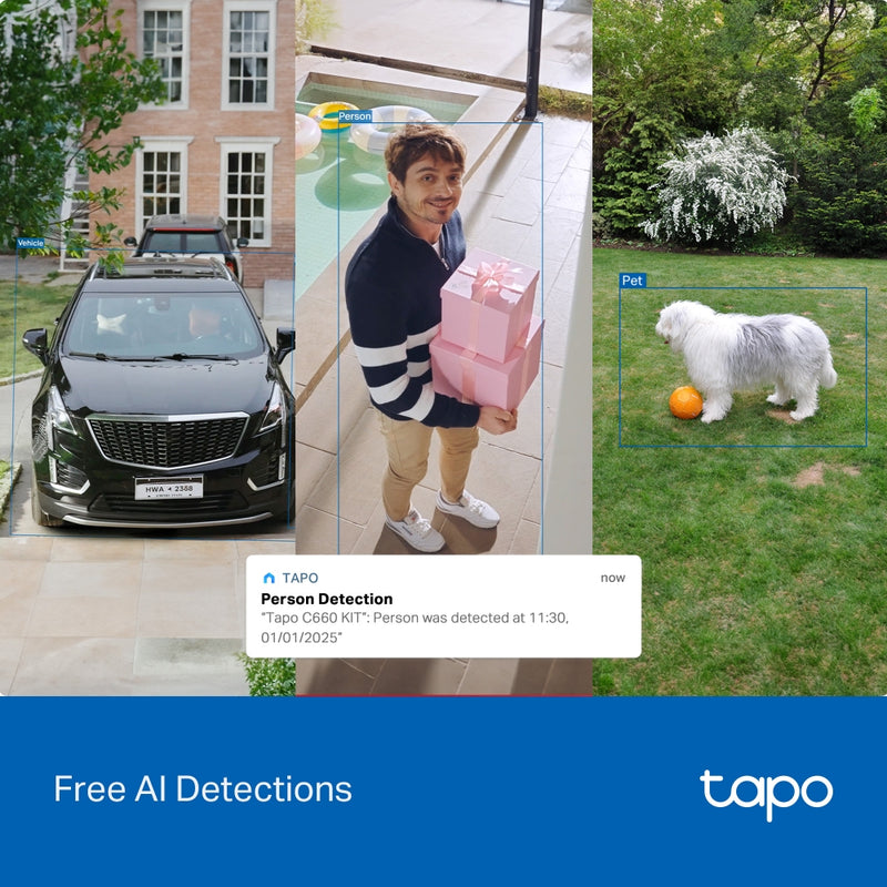 TP-Link Tapo C660 KIT Solar-Powered Pan/Tilt Security Camera Kit