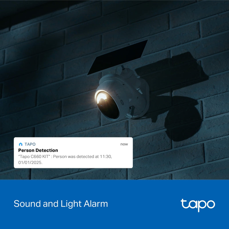 TP-Link Tapo C660 KIT Solar-Powered Pan/Tilt Security Camera Kit
