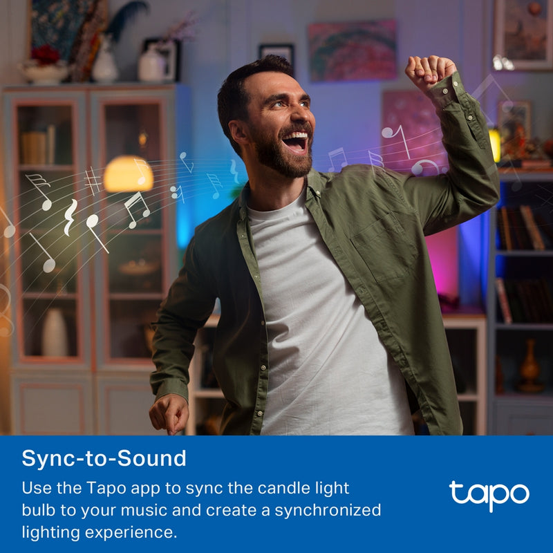 TP-Link  Tapo L430C Smart Wi-Fi Candle Light Bulb, Multicolour