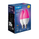 TP-Link  Tapo L430C Smart Wi-Fi Candle Light Bulb, Multicolour - 2 Pack