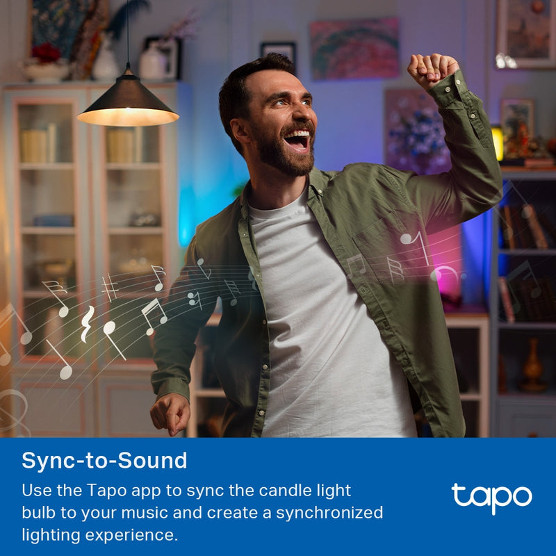 TP-Link Tapo L430P, Smart P45 Light Bulb, Multicolour
