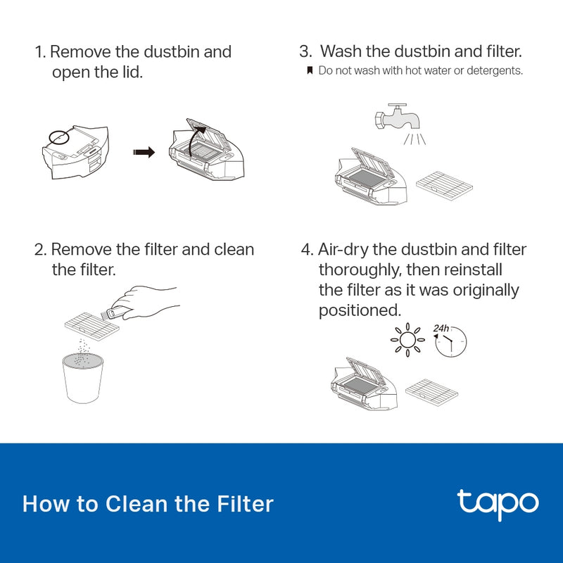 TP-Link Tapo RVA105 Tapo Robot Vacuum Replacement Kit