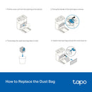 TP Link Tapo RVA210 Tapo Robot Vacuum Disposable Dust Bag (5 Pcs)