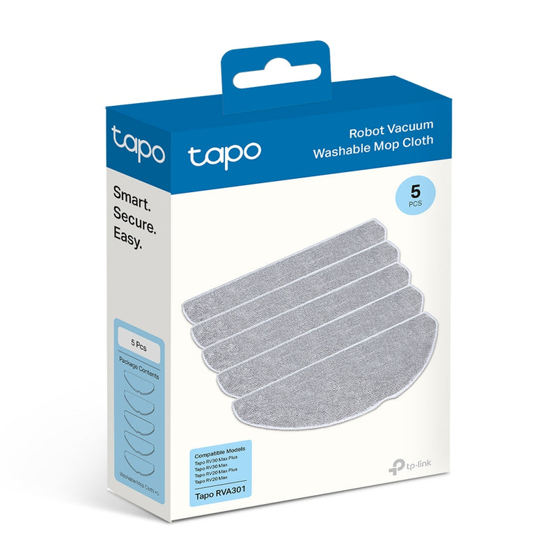 TP-Link Tapo RVA301 Tapo Robot Vacuum Washable Mop Cloth (5 Pcs)
