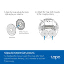 TP Link Tapo RVA310 Tapo Robot Vacuum Washable Mop Cloth (6 Pcs)