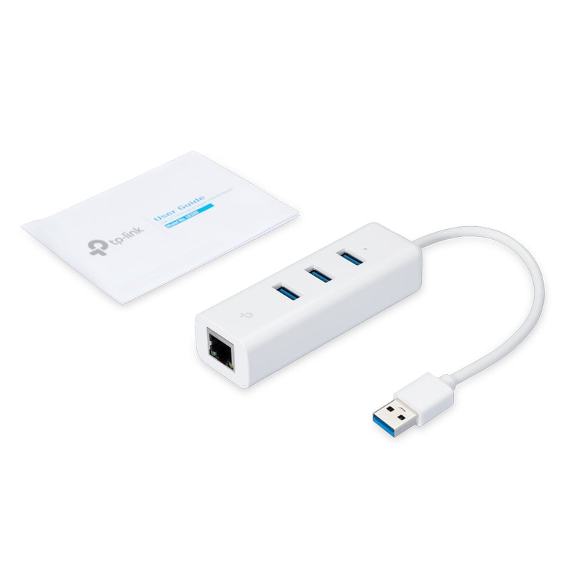 TP-Link UE330 USB 3.0 3-Port Hub & Gigabit Ethernet Adapter