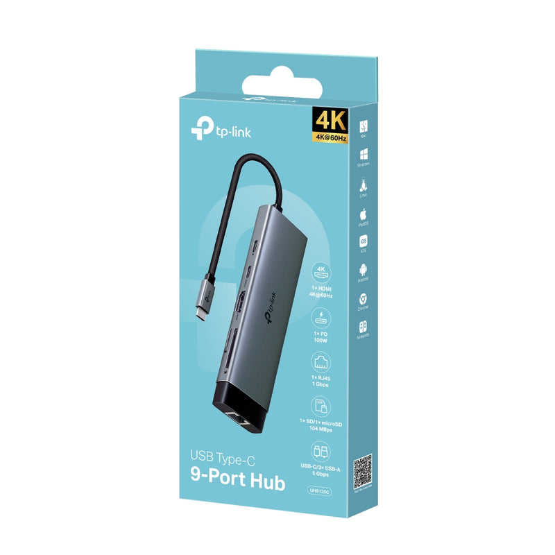 TP-Link UH9120C, USB Type-C 9-Port Hub