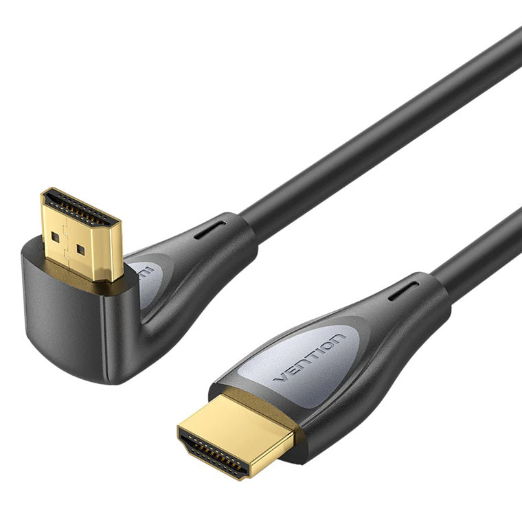 Vention HDMI-A Male to Male 4K HD Right Angle Cable 270 Degree 2M Black