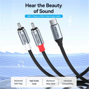 Vention USB-C Male to 6.35MM Male with DAC Audio Cable 1M Gray