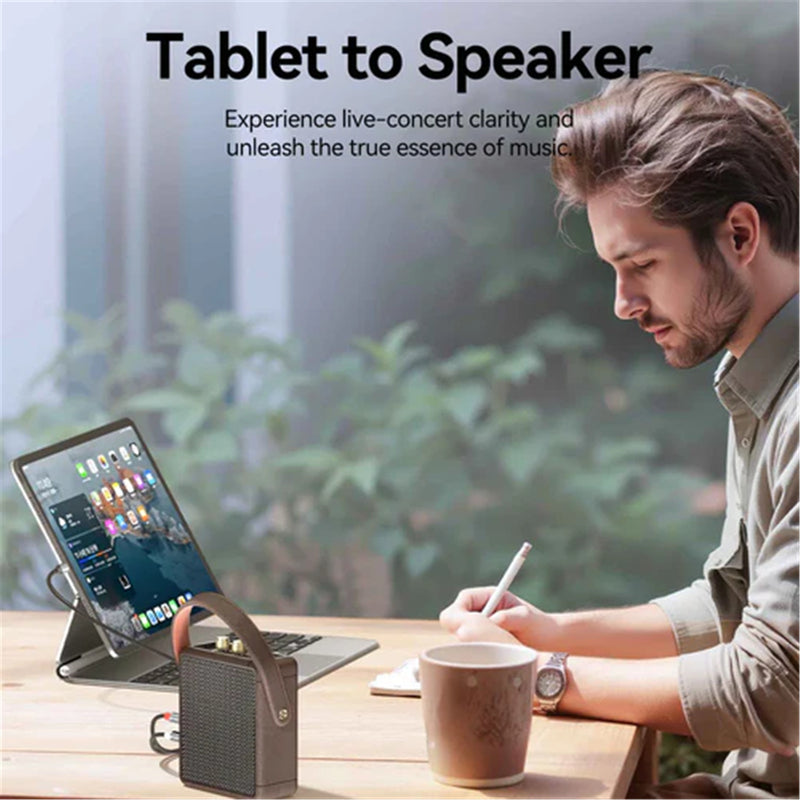 Vention USB-C Male to 6.35MM Male with DAC Audio Cable 1M Gray