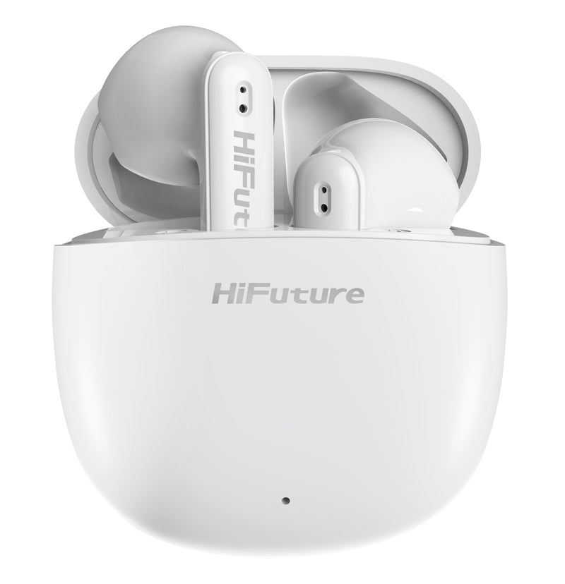 HiFuture ColorBuds2  Earbuds,  5 hours Play time, White