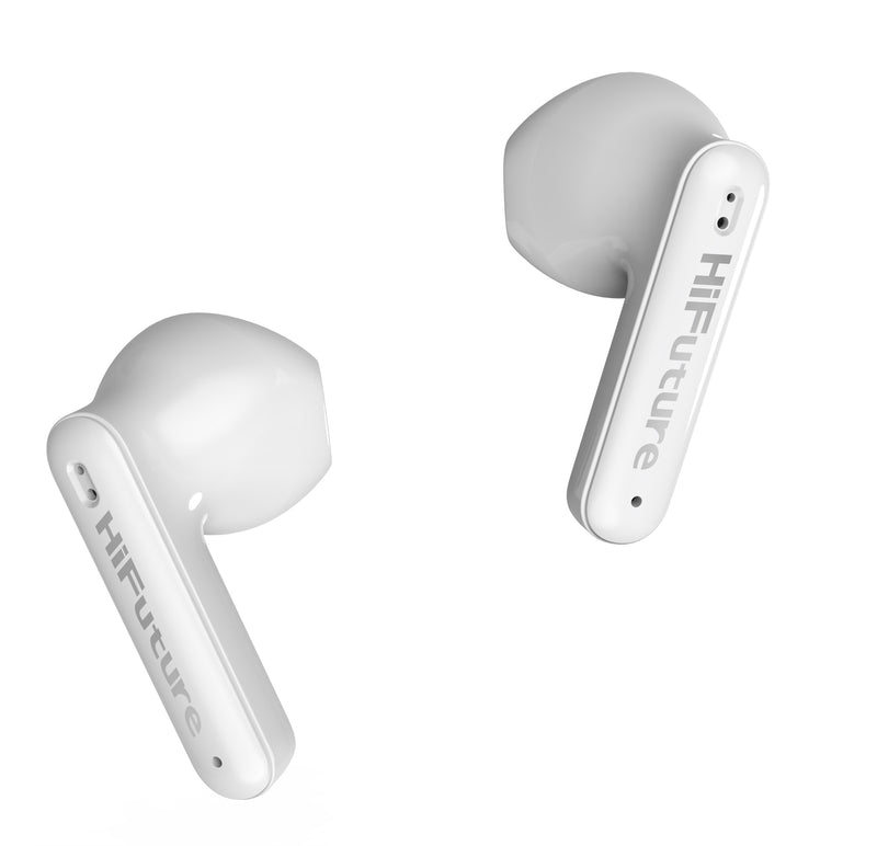 HiFuture ColorBuds2  Earbuds,  5 hours Play time, White