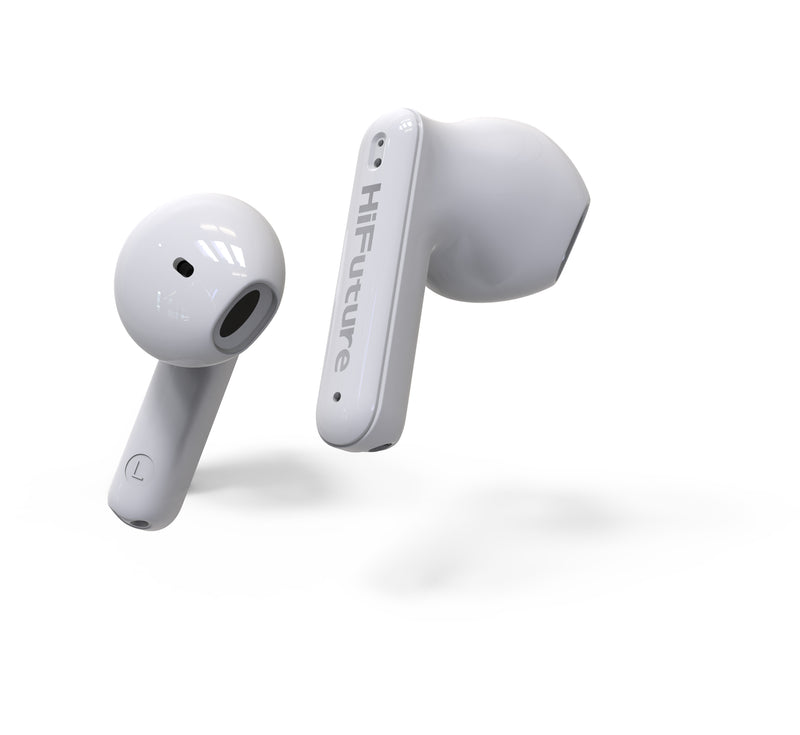 HiFuture ColorBuds2  Earbuds,  5 hours Play time, White