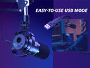 Maono PD200XS USB/XLR Dynamic Microphone Kit Black