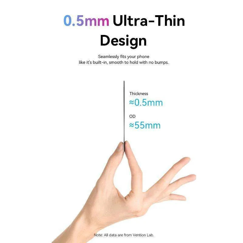 Vention Universal Metal Ring Sticker 2 Pack