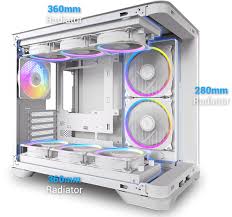 Antec C5 Curve ARGB White mid tower case