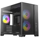 Antec Flux M MicroATX case 3x ARGB fans and 3 PWM fans