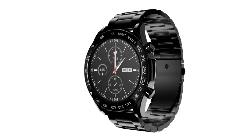 HiFuture FutureGo Pro Stainless smartwatch, 1.32 " FHD full display, Black