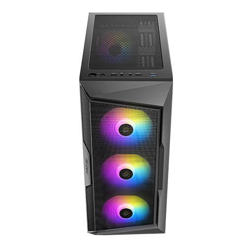 Antec AX61 Elite mid tower gaming case ARGB fan x 4, GPU Length 320mm