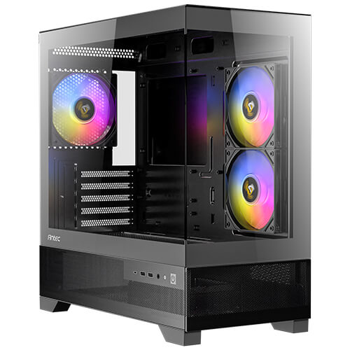 Antec CX500M ARGB  black mid tower gaming case