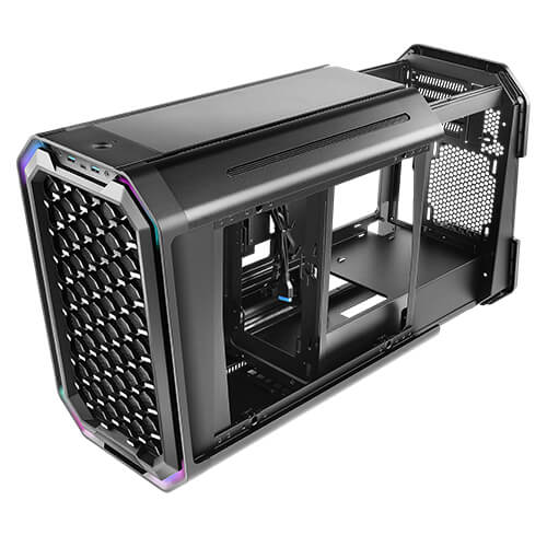 Antec Dark Cube MATX case with dual front Panel Aluminum Alloy Body Mid Tower Case