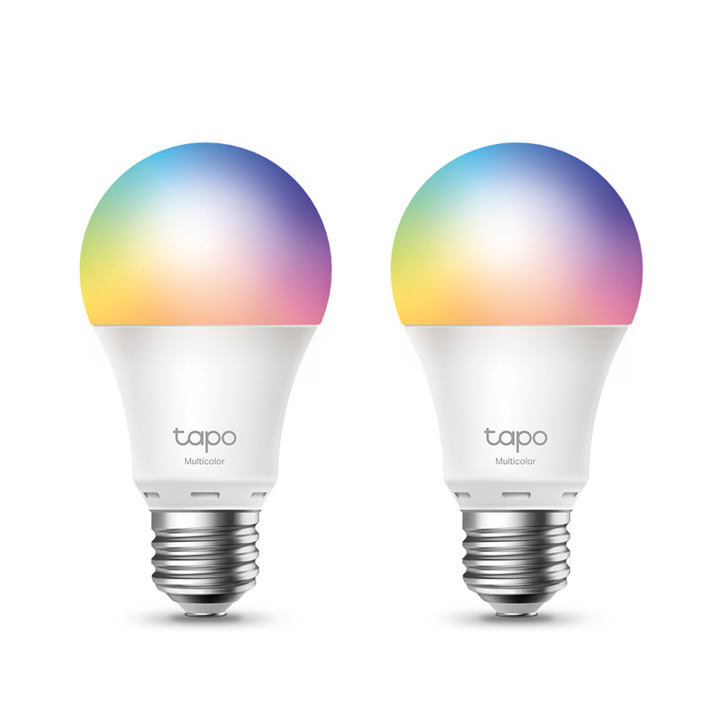 TP-Link Tapo L530E(2-Pack) Smart Wi-Fi Light Bulb, Multicolor, Screw in, 2 Pack