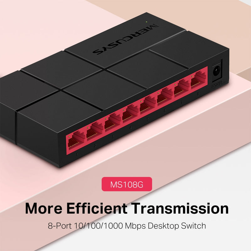 Mercusys 8-Port 10/100/1000Mbps Desktop Switch
