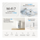 TP-Link Deco BE68 BE14000 Tri-Band Whole Home Mesh Wi-Fi 7 System - 1 Pack