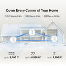 TP-Link Deco BE68 BE14000 Tri-Band Whole Home Mesh Wi-Fi 7 System - 3 Pack