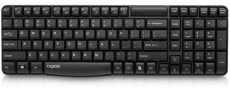 Rapoo E150 wireless keyboard