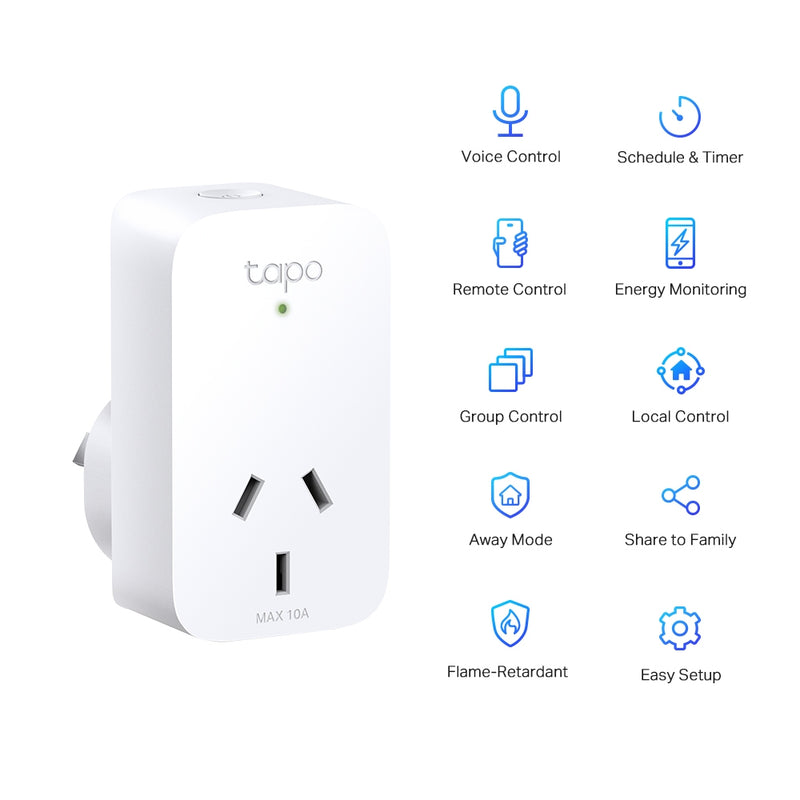 TP-Link Tapo P110 Mini Smart Wi-Fi Socket/Plugs, Energy Monitoring, 1 Pack