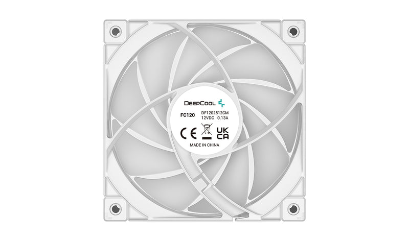 Deepcool FC120 RGB PWM White fan 3 pack