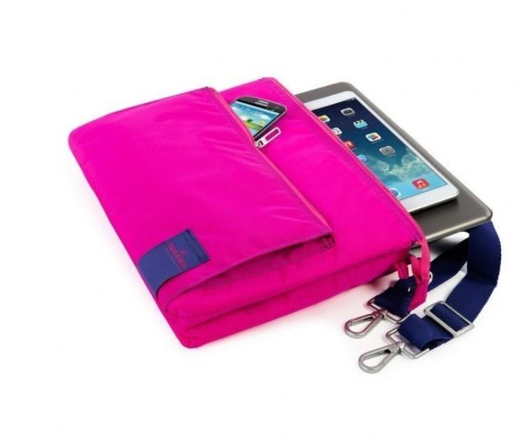 Tucano LAMPO Slim Shoulder Bag for MacBook Pro 13", Ultrabook 13" and iPad Pro - Pink