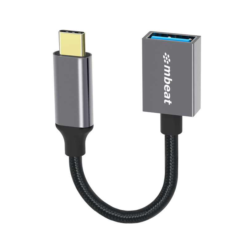 Mbeat Tough Link USB-C to USB 3.0 Adapter - Space Grey